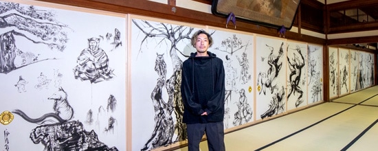 大襖絵《豊川・新鳥獣戯画》公開中