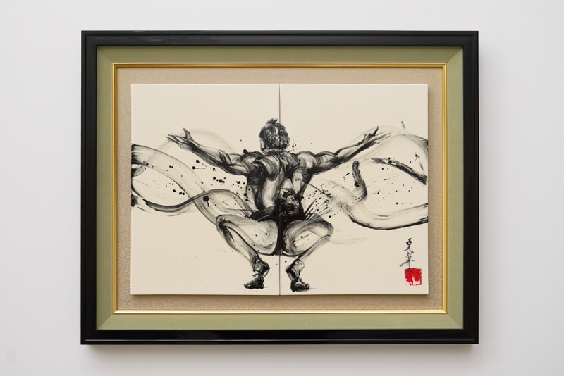 ★再度、値下げしました！★   樋口華玄 「竹の墨絵」　額装　送料無料！ 51H4hDU6xKL._UF1000,1000_QL80_.jpg