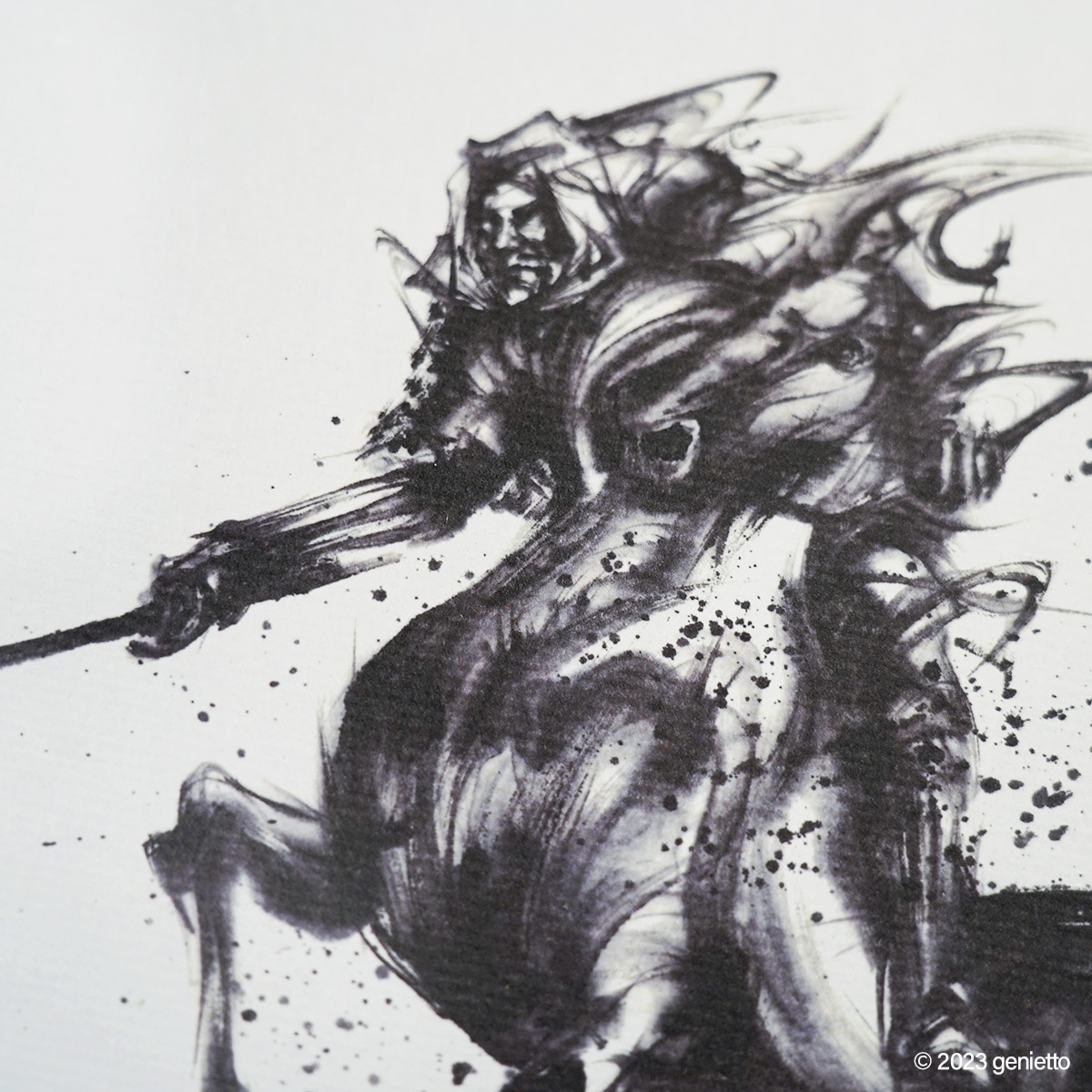 川中島の戦い | 墨絵・陶墨画アーティスト 西元祐貴 Yu-ki Nishimoto