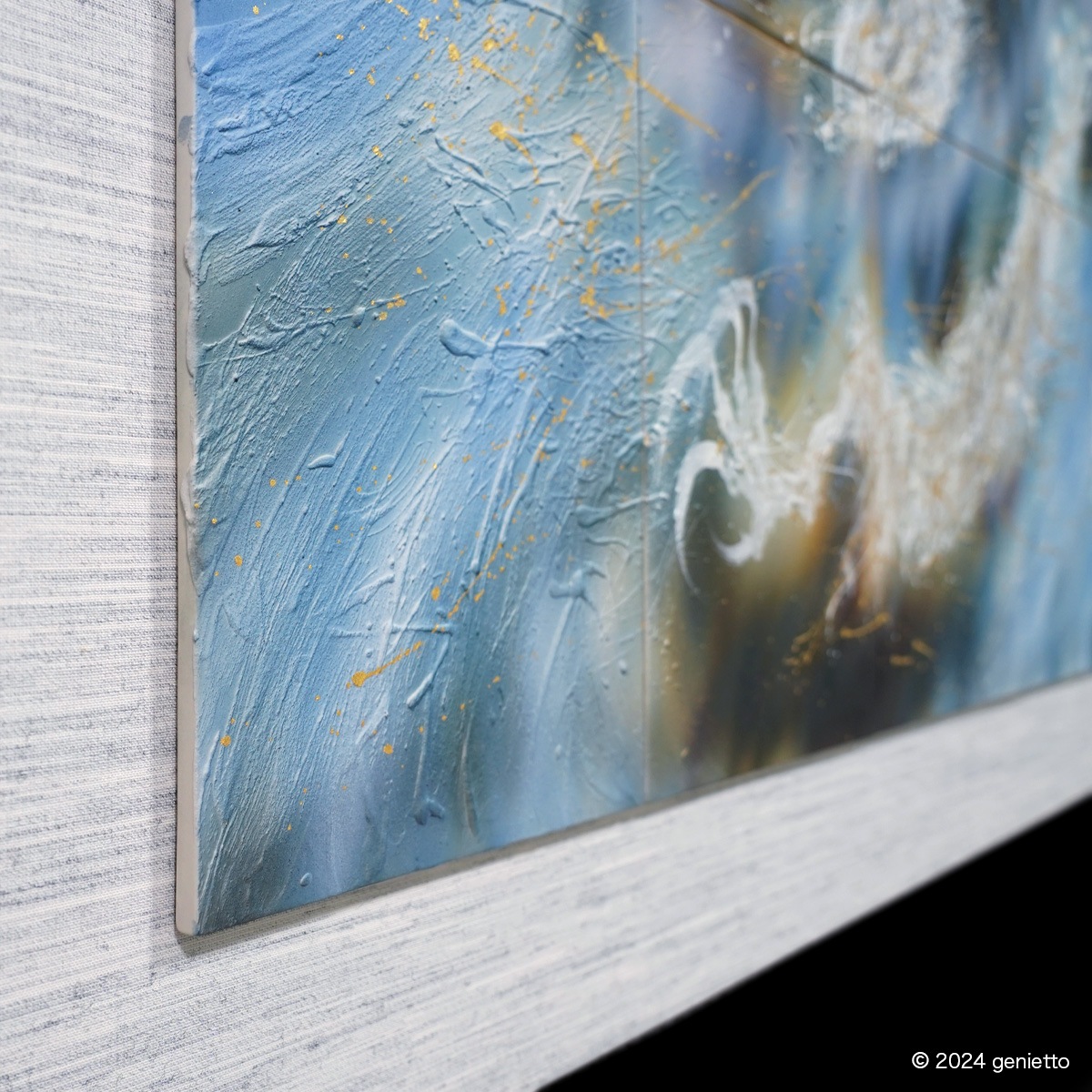 直筆陶墨画「公器天財」 | 墨絵・陶墨画アーティスト 西元祐貴 Yu-ki