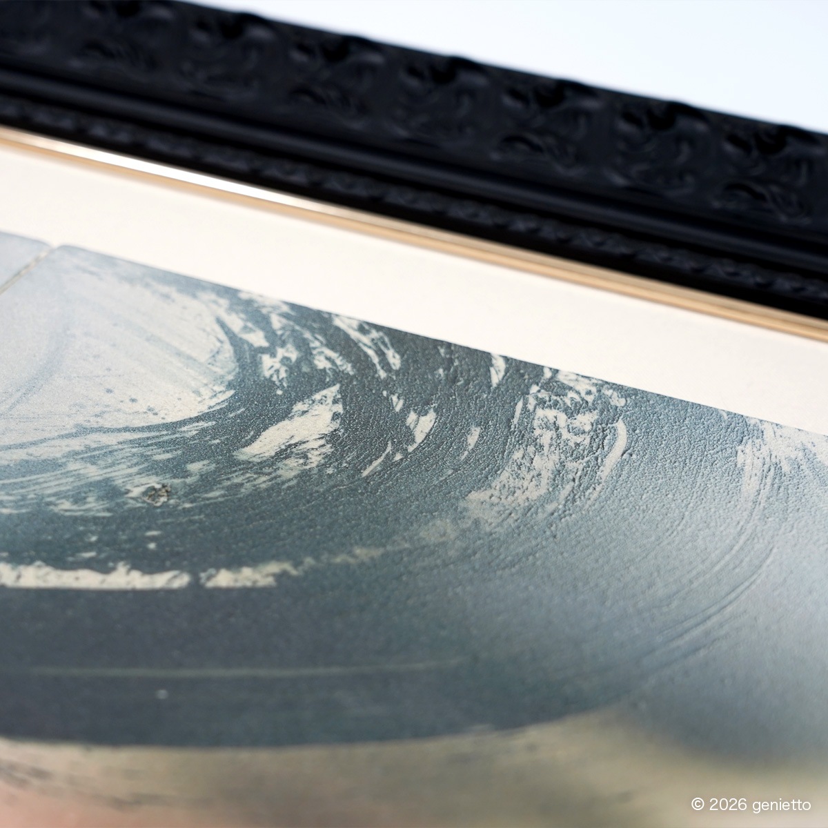 【新作】直筆陶墨画「鋼誓天護」