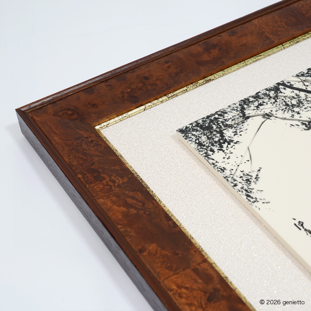 【新作】直筆陶墨画「負天黙立」