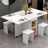 ��5�����å� �����˥� �ơ��֥� ������  4���� �ޤ���ߥ����˥󥰥ơ��֥� ���å� ���㥹�����դ�  ���� ��Ǽ �����˥󥰥ơ��֥� �ޤꤿ���� �ơ��֥�����Ф� ��Ǽ�դ�  �ʥ����롡�ۥ磻�ȡ���������4���ơ��֥�*1