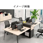 オフィスデスク　ワークデスク　事務用デスク　片袖机　デスク　錠付き　トップパネル　引き出し付き　PC収納　カスタマイズ可能