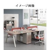 オフィスデスク　ワークデスク　事務用デスク　デスク　パーティション　引き出し　配線ボックス　ＰＣ収納　袖机　木目調　カスタマイズ可能