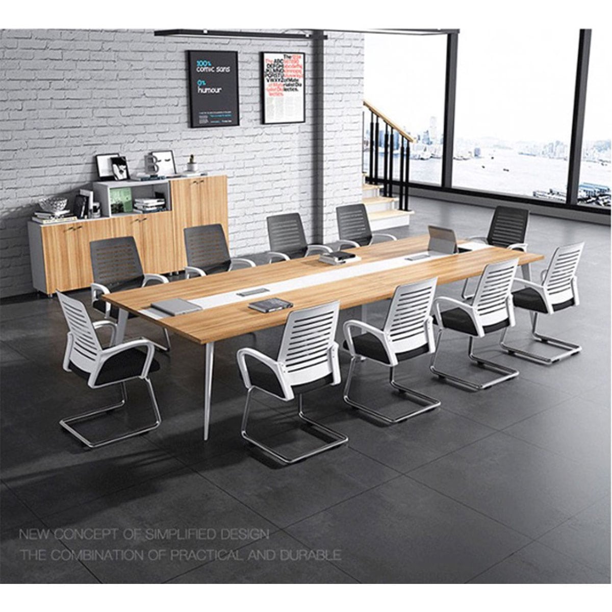 会議用テーブル ミーティングテーブル [Stujhkl 限定会議テーブル大型