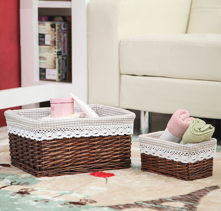 ハンド収納ボックスベトナム純藤編み4 ハンド収納ボックスベトナム純藤編み4