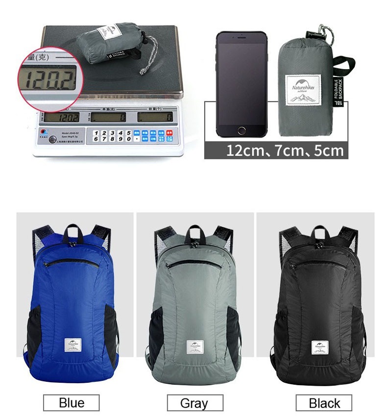 Naturehike 4色 防水ジッパー採用 18l 折り畳みリュック 大容量 耐水圧 00mm サイズ収納可 バックパック サブバッグ リュックサック デイパック トラベルバック パッグ ランニング ジョギング Running Jogging バッグ リュックサック Satex