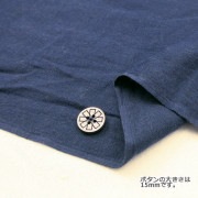 ×【数量5から】 生地 『二重ガーゼ無地 6500-10/紺』【ユザワヤ限定商品】|素材|生地・布