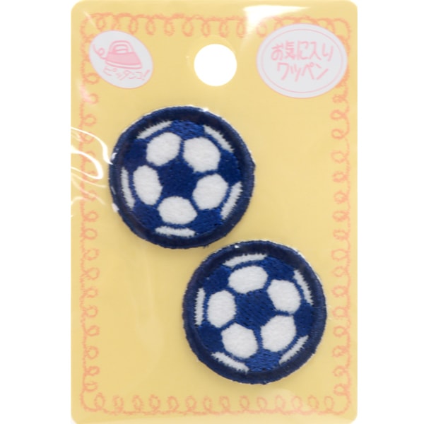ワッペン 『お気に入りワッペン ミニワッペン サッカーボール MOW484