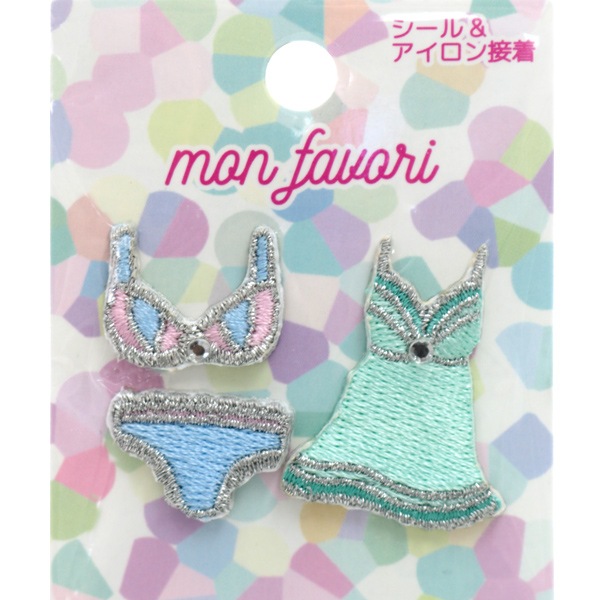 ワッペン 『大人ワッペン ゆめかわ ランジェリー OTN-47』 ソーイング