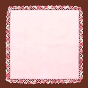 レース編みキット 『エジングハンカチ さくら草のエジング AK-36