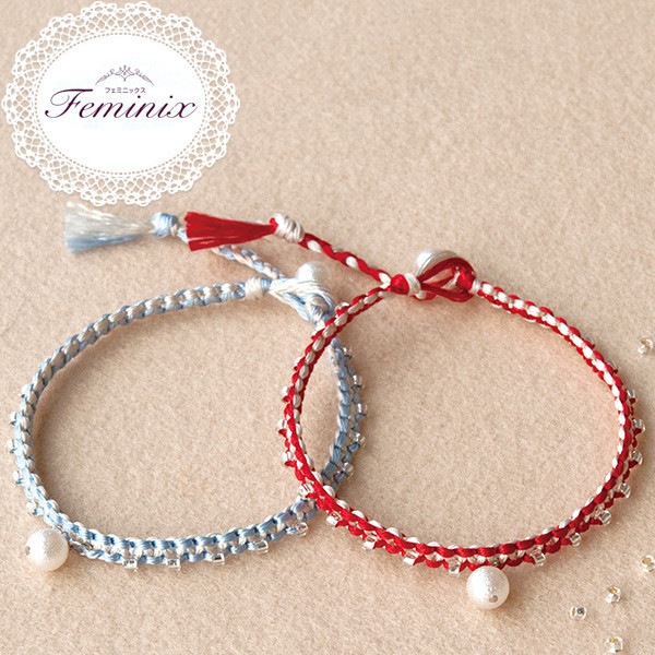 ビーズキット 『フェミニックス パールのスリムミサンガ FEM-6』 TOHO