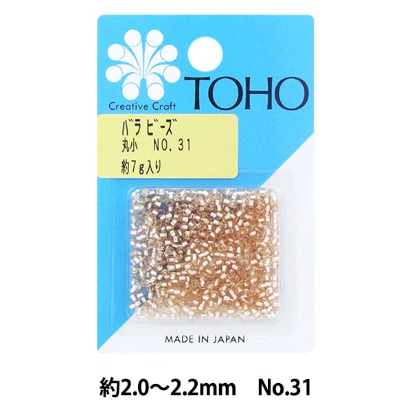ビーズ 『バラビーズ 丸小 No.31』 TOHO BEADS トーホービーズ ビーズ