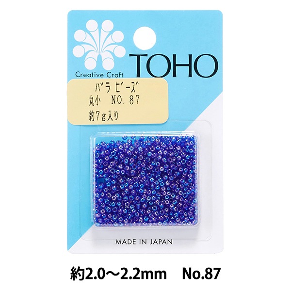 ビーズ 『バラビーズ 丸小 No.87』 TOHO BEADS トーホービーズ ビーズ 