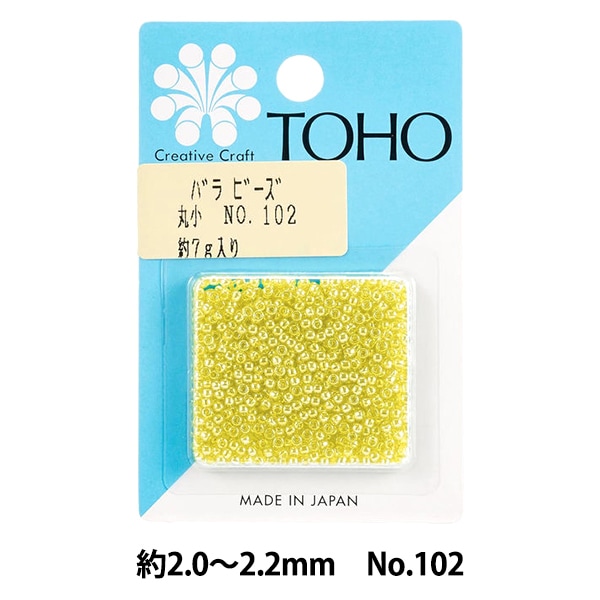 ビーズ 『バラビーズ 丸小 No.102』 TOHO BEADS トーホービーズ ビーズ