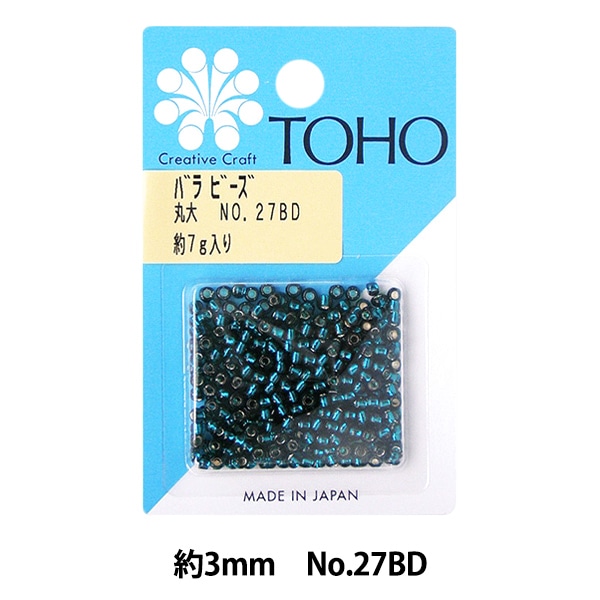 ビーズ 『バラビーズ 丸大 No.27BD』 TOHO BEADS トーホービーズ