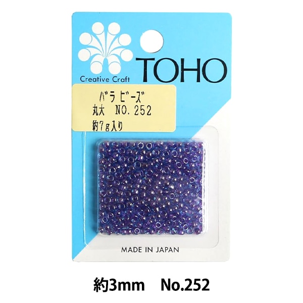 ビーズ 『バラビーズ 丸大 No.252』 TOHO BEADS トーホービーズ ビーズ