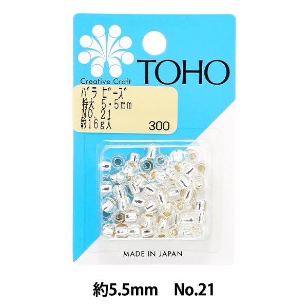 ビーズ ビーズ 『バラビーズ 特大 No.21』 TOHO BEADS トーホービーズ