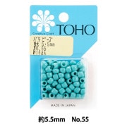 ビーズ 『バラビーズ 特大5.5mmNo.55』 TOHO BEADS トーホービーズ|ガラスビーズ|ビーズ