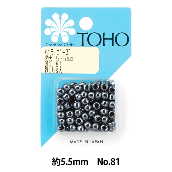 ビーズ 『バラビーズ 特大5.5mmNo.81』 TOHO BEADS トーホービーズ