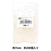ビーズ 『DXフラワービーズ No.1 約7mm 約200個入り ASH-FL7-1』|アクリルビーズ|ビーズ