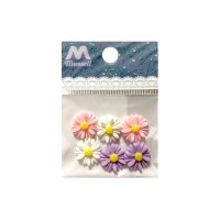 手芸金具 『デコパーツデイジー 3色アソート』|その他|ビーズ