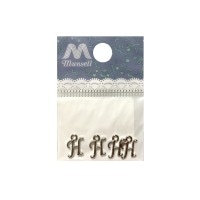 アクセサリー素材 『イニシャルチャーム T 4個入り ゴールド 271