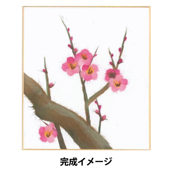 【ちぎり絵】「東風吹かば」　ハンドメイド　(P 10サイズ）暮らしに彩りを ちぎり絵】「東風吹かば」 ハンドメイド (P 10サイズ）暮らしに彩りを