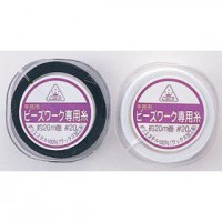 ビーズ糸 『ビーズワーク専用糸 黒 #20 20m巻 K498』 MIYUKI ミユキ|テグス・コード・ワイヤー|ビーズ