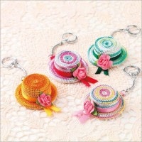手芸キット 『エコハット TC-64 カラフル』 Panami パナミ タカギ繊維|メタリックヤーン|特殊糸