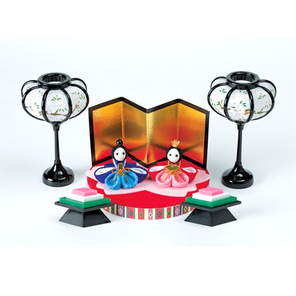 【購入済】つまみ細工  ひなまつり つまみ細工 鞠飾り（SS）ピンクX白X赤Xグリーン つまみ細工 鞠