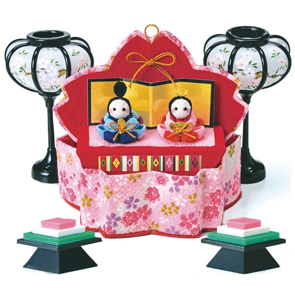 節句手芸キット 『つまみ細工で作る さくらのたまて箱 LH-140』 Panami