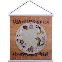 型紙 『和風タペストリー (円) P-439』 Country Craft カントリークラフト|パターン|トールペイント