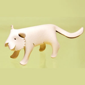 伝統的な手工芸品 動物の皮製 レザーキット 『革でつくる動物 トラ 4397』 LEATHER CRAFT クラフト社