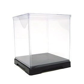 作品台『ウインナーケース 15×15×16cm』 フラワー,ホビーケース