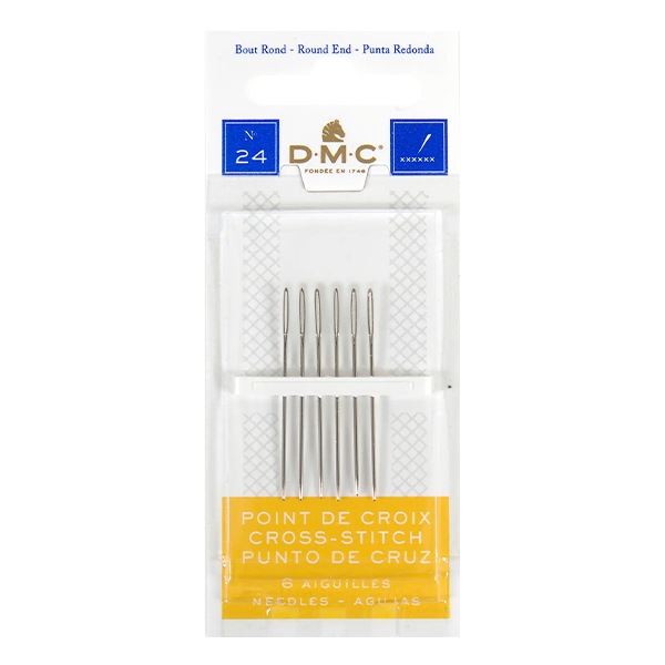 刺しゅう針 『クロスステッチ針 サイズ24 6本入り 1771U』 DMC ディー