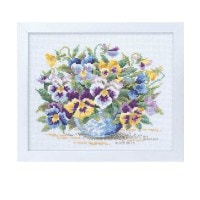 刺しゅうキット 『クロスステッチ刺繍キット オノエ・メグミのフラワー