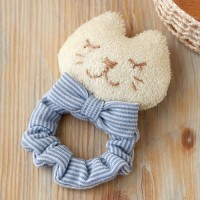 手芸キット 『ハマナカ オーガニックコットン・ベビー ねこシュシュのがらがら H434-531』 Hamanaka ハマナカ|キット|ぬいぐるみ・生地