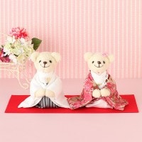 ウエディング手芸キット 『しあわせくまさん色打掛 SK-8』 Panami パナミ タカギ繊維|ウエディング|季節・イベント