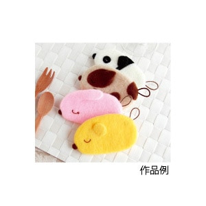 羊毛フェルト 『ハマナカ アクリルファイバー・アクレーヌ 15g ピンク