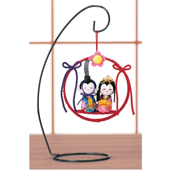 節句手芸キット 『丸い輪のおひなさま つるしタイプ おひなさま LH-82