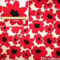 【数量5から】 生地 『花柄ツイルプリント KTS3676-B』 COTTON KOBAYASHI コットンこばやし 小林繊維|素材|生地・布