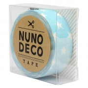 お名前ラベルシール 『NUNO DECO TAPE (ヌノデコテープ) みずいろスター』 KAWAGUCHI カワグチ 河口|ワッペン|ソーイング