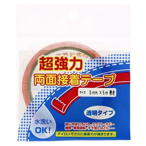 接着テープ 『超強力両面接着テープ 5mm』 コスモ ソーイング,接着剤