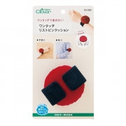 針山 『ワンタッチリストピンクッション 赤 23-065』 Clover クロバー|道具・用具|ソーイング