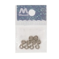 手芸金具 『スペーサー #7 シルバー 10個入り』|金具・留め具|ビーズ