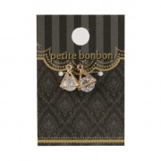 アクセサリー素材 『ジルコニアチャーム 三角形 ゴールド 2個入』|チャーム|ビーズ