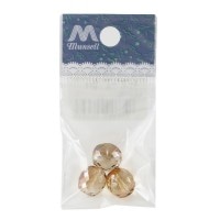 ビーズ 『チェコビーズ 多面カット クリスタルセルシアン 12mm 3粒入』|ガラスビーズ|ビーズ