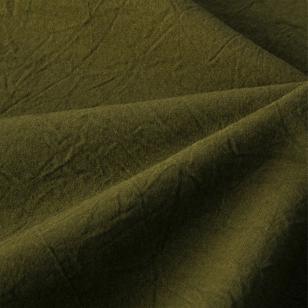 数量5から】 生地 『シーチングハンドワッシャー カーキ』 生地・布